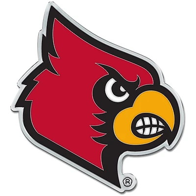Emblème de voiture chromé coloré WinCraft Louisville Cardinals