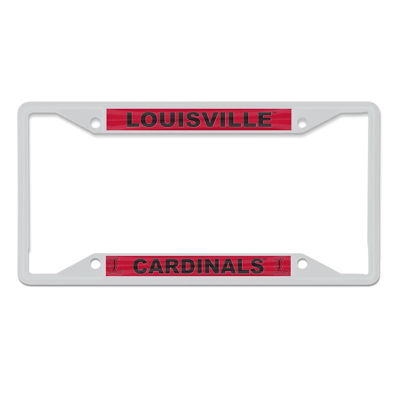 Cadre de plaque d'immatriculation WinCraft Louisville Cardinals