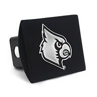 Housse d'attelage WinCraft Louisville Cardinals en métal chromé de qualité supérieure avec logo