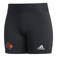 Short Alphaskin noir adidas Louisville Cardinals pour femme