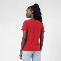T-shirt de style vie Champion Red Louisville Cardinals pour femmes