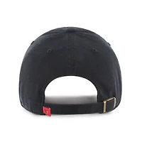 Casquette ajustable noire Louisville Cardinals « Clean Up » pour jeunes, modèle 47