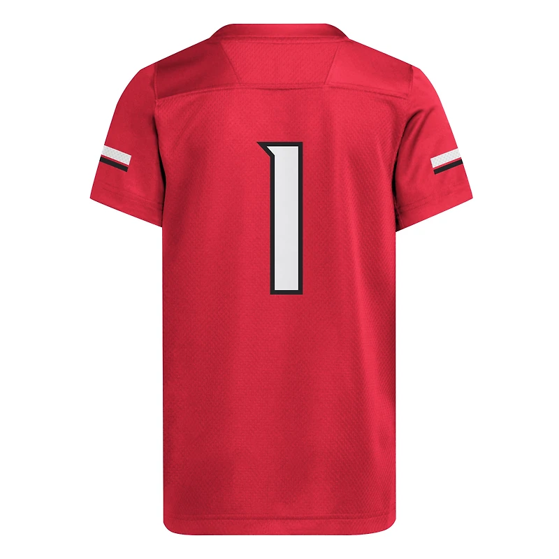 Maillot réplique rouge adidas n°1 des Cardinals de Louisville pour jeunes