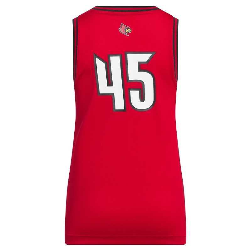 Maillot Swingman réplique rouge adidas n° 45 pour jeunes des Louisville Cardinals