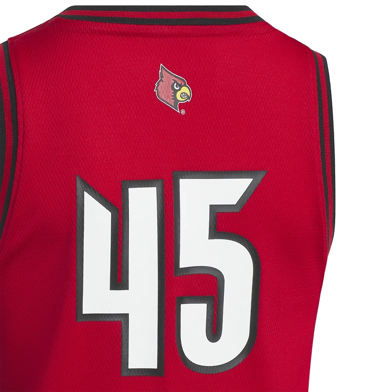 Maillot Swingman réplique rouge adidas n° 45 pour jeunes des Louisville Cardinals