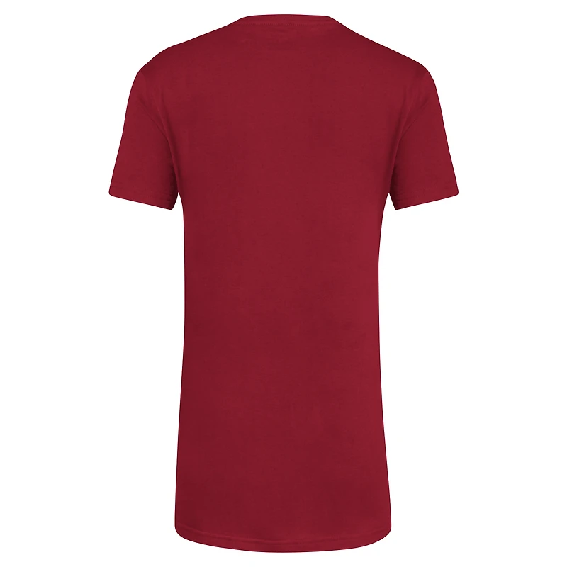 T-shirt adidas rouge Louisville Cardinals Basic Dassler pour jeunes