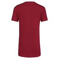 T-shirt adidas rouge Louisville Cardinals Basic Dassler pour jeunes