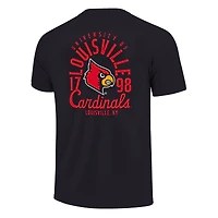 T-shirt noir à superposition de mascotte des Cardinals Louisville pour jeunes