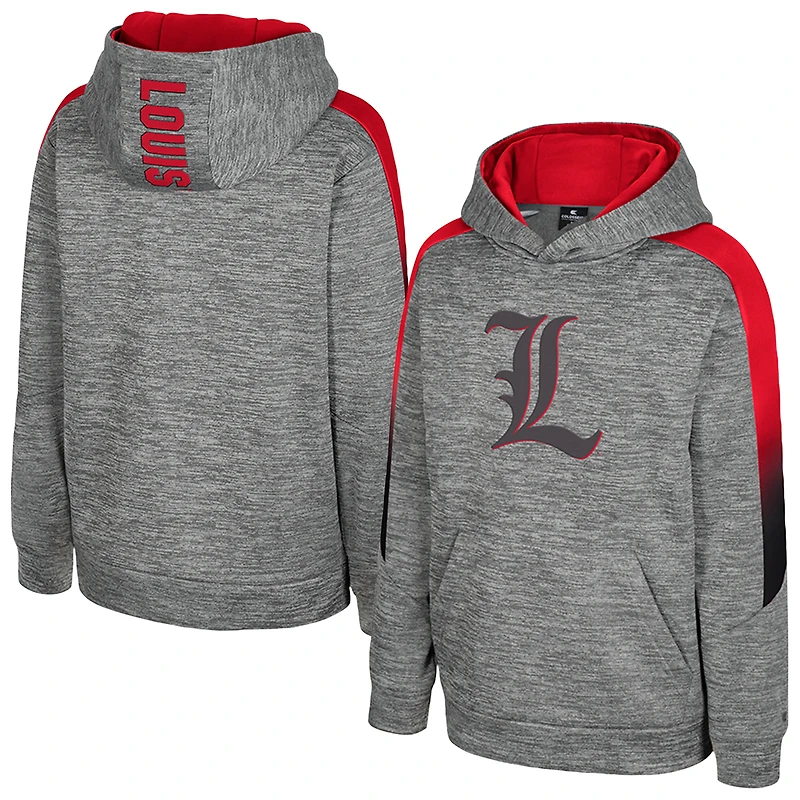 Youth Colosseum Gray Louisville Cardinals The Gang Hoodie