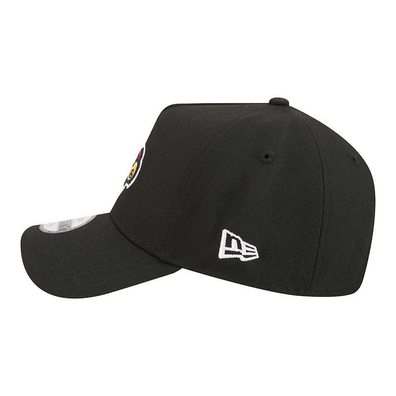 Casquette ajustable New Era noire Louisville Cardinals 9FORTY pour jeunes