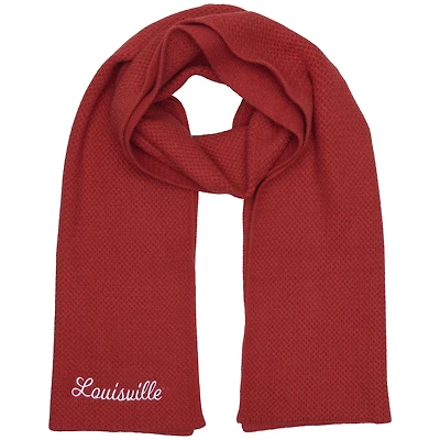 ZooZatz Red Louisville Cardinals Fashion Knit Scarf