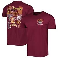 Men's Maroon Loyola Chicago Ramblers Through the Years T-Shirt