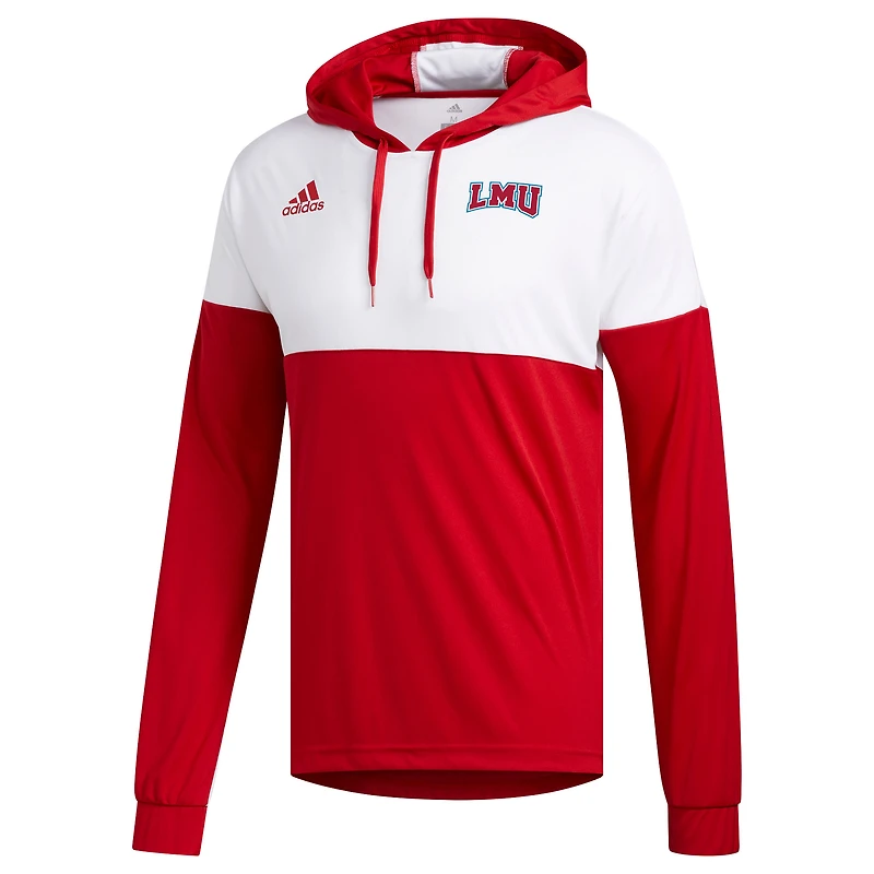 Men's adidas  Crimson Loyola Marymount Lions Legend Shooter Decorated Pullover Hoodie