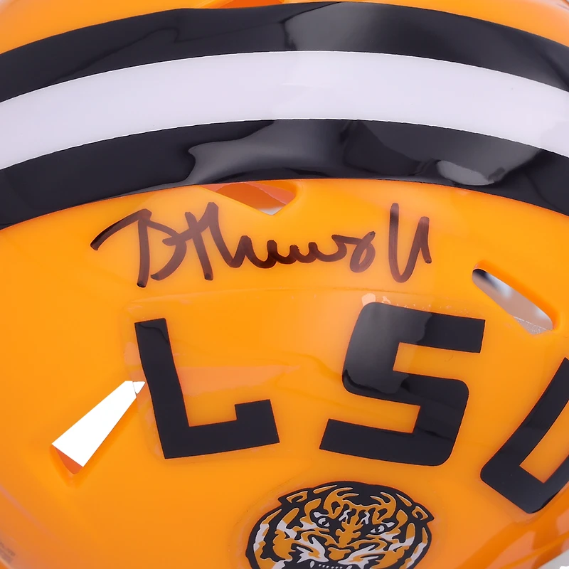 Casque Riddell Speed ​​Mini autographié par Brian Thomas Jr LSU Tigers