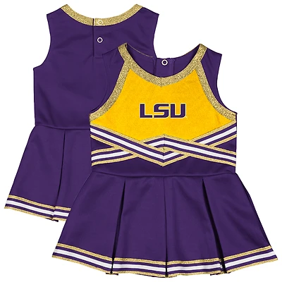 Girls Infant Colosseum Purple LSU Tigers Lollipop Park Cheer Dress