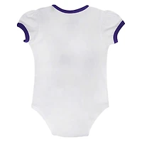 Girls Newborn & Infant LSU Tigers Two-Piece Love My Team Bodysuit Skirt Set