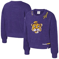 Girls Youth Colosseum  Purple LSU Tigers Just a Minute Sweatshirt