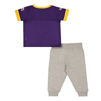 Ensemble de football deux pièces pour nourrissons et nouveau-nés Colosseum LSU Tigers Nothing But the Hits