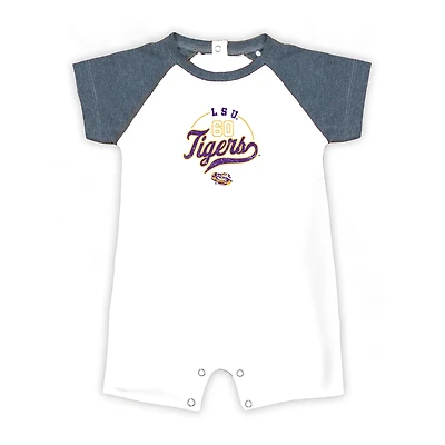 Infant Garb White LSU Tigers Randy Romper