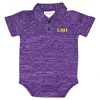 Body de golf Space Dye violet pour bébé Two Feet Ahead des LSU Tigers