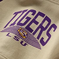 Infant Wes & Willy LSU Tigers Colorblock Pullover Hoodie and Sweatpants Set