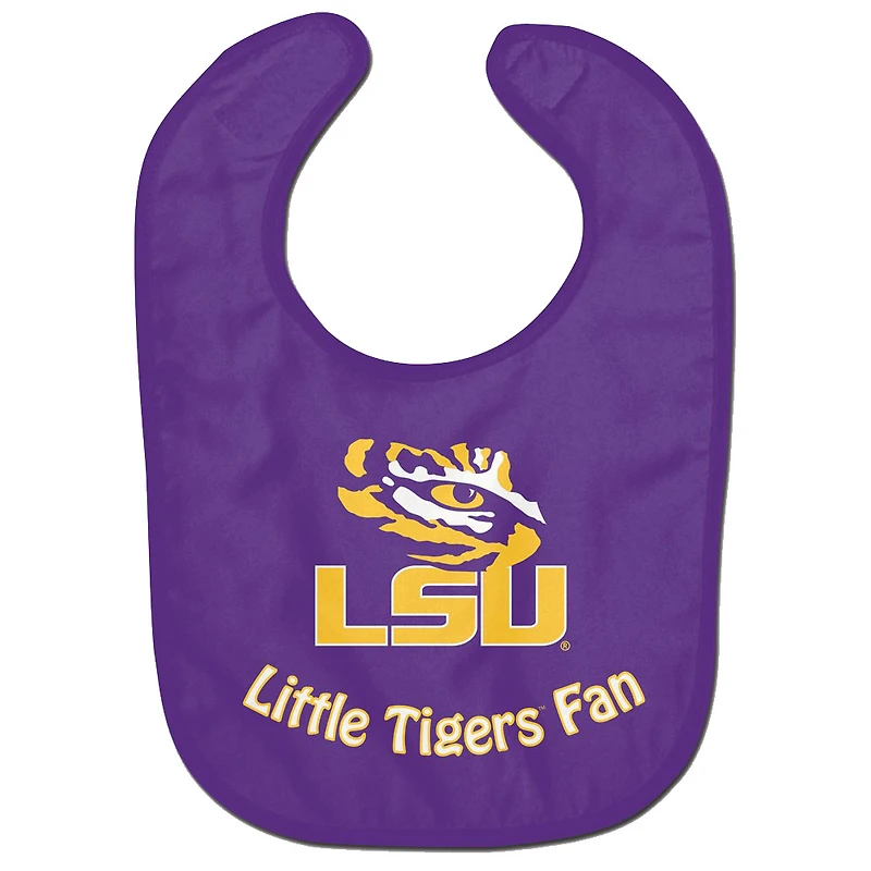 Bavoir bébé WinCraft LSU Tigers Lil Fan All Pro pour bébé