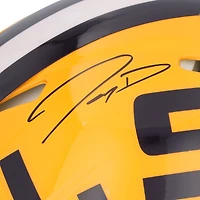 Jayden Daniels & Joe Burrow LSU Tigers Autographed Riddell Speed Authentic Helmet