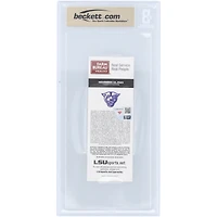 Jayden Daniels LSU Tigers Autographed 509 Total Yards, 8 Total Touchdown Game Beckett Fanatics Witnessed Authenticated Gem Mint 10 Ticket from November 18, 2023 