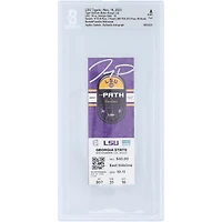 Jayden Daniels LSU Tigers Autographed 509 Total Yards, 8 Total Touchdown Game Beckett Fanatics Witnessed Authenticated Ticket from November 18
