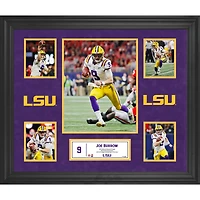 Collage encadré de 5 photos de Joe Burrow, LSU Tigers