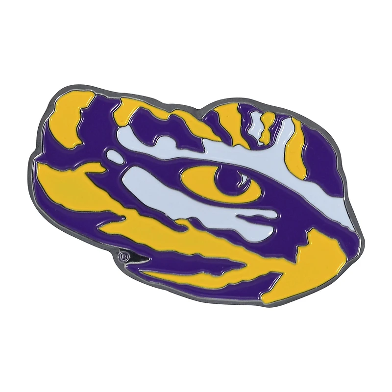 Emblème de voiture couleur en relief des LSU Tigers