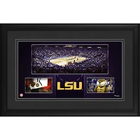 Louisiana State Tigers Framed 10'' x 18'' Pete Maravich Assembly Center Panoramic Collage