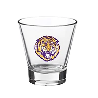 LSU Tigers 12oz. Slant Vault Rock Glass