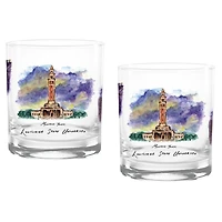 LSU Tigers 16oz. Laura Wilcox University Hall Two-Piece Rocks Glass Set