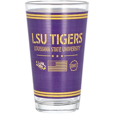 LSU Tigers 16oz. OHT Military Appreciation Pint Glass