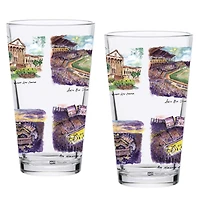 LSU Tigers 2-Pack 16oz. Laura Wilcox University Pint Set