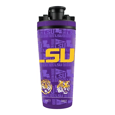 LSU Tigers 26oz. 4D Stainless Steel Shaker Bottle