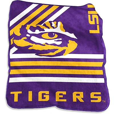Couverture Raschel en peluche LSU Tigers 50'' x 60''