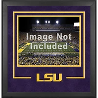 Cadre photo horizontal de luxe LSU Tigers 16'' x 20'' avec logo de l'équipe