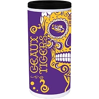 LSU Tigres Dia Acier Inoxydable 12oz. Refroidisseur de canette mince