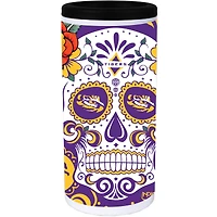LSU Tigres Dia Acier Inoxydable 12oz. Refroidisseur de canette mince