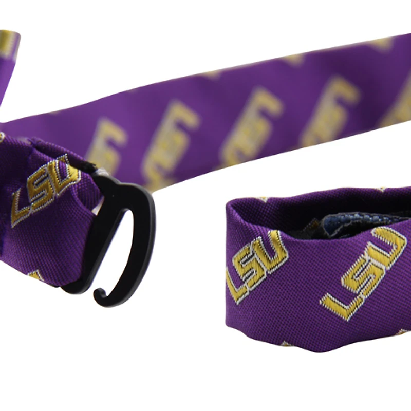 LSU Tigers Repeated Logo Bow Tie - Purple