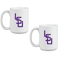 LSU Tigers Two Pack 15oz. Vault Sketch Ceramic Mug Set