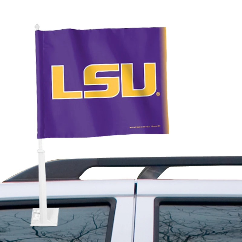 Drapeau de voiture double face LSU Tigers WinCraft 12" x 15"