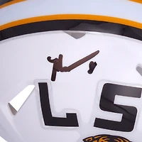 Malik Nabers LSU Tigers Autographed White Riddell Speed Mini Helmet