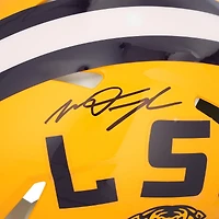 Casque Riddell Speed ​​authentique autographié par Mason Taylor des LSU Tigers