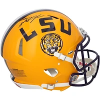 Casque Riddell Speed ​​authentique autographié par Mason Taylor des LSU Tigers