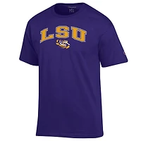 T-shirt violet avec logo Arch Over Champion LSU Tigers pour homme