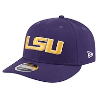 Casquette snapback 9FIFTY basse à profil bas pour homme New Era Purple LSU Tigers