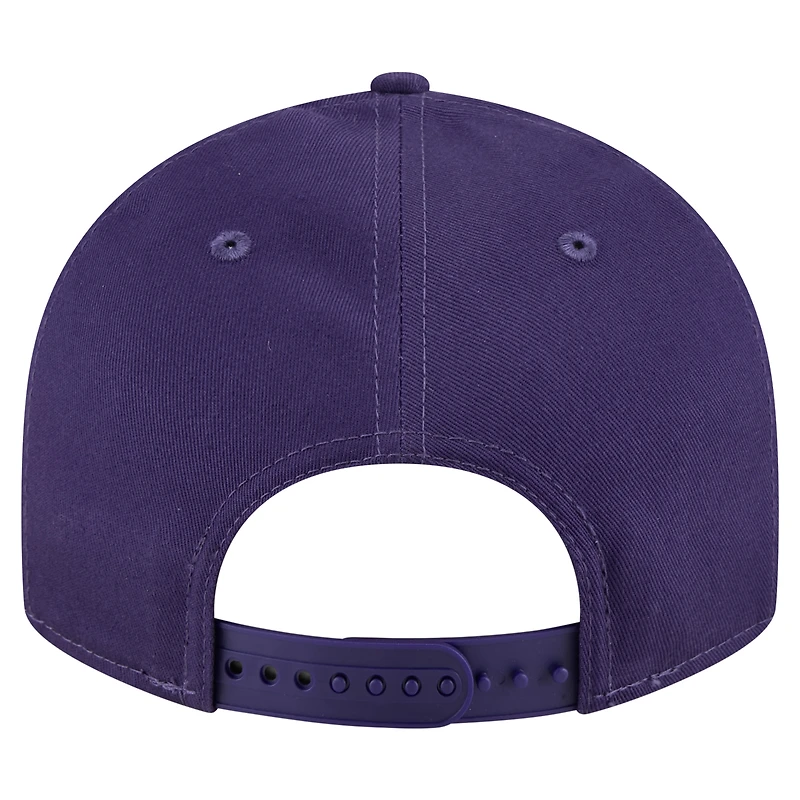 Casquette snapback 9FIFTY basse à profil bas pour homme New Era Purple LSU Tigers